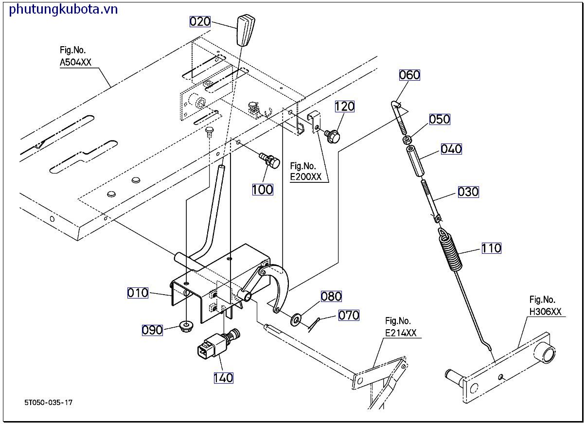 Cần điều khiển ly hợp đập